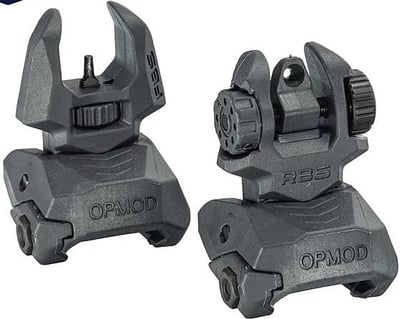 FAB Defense Top Mounted Deployable Front and Rear Set of Flip-up Sights - $18.99 (Free S/H over $49 + Get 2% back from your order in OP Bucks)