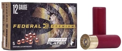 Federal Premium Vital-Shok 12 Gauge Buckshot Ammo 2-3/4" #00 Buckshot 9 Pellets - $360.15 (Free Shipping on $100+ Orders)