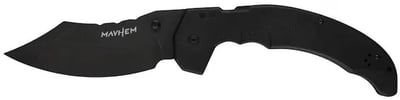 Cold Steel Blackout Mayhem Limited Edition Pocket Knife 6" Clip Point CPM S35VN Black Stonewash Blade Micarta Handle Black - $174.99 (Free Shipping on $100+ Orders)