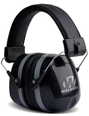 Walker's Premium Passive Earmuffs (NRR 32dB) Black - $13.99 (Free Shipping on $100+ Orders)