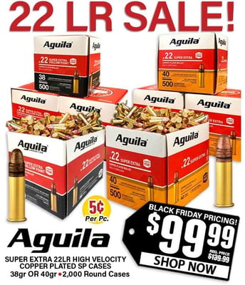 Black Friday .22 LR SALE @ Midsouth Shooters Supply 