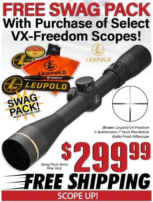 GET FREE Swag w/ Leupold VX-Freedom Scopes! @ Midsouth Shooters Supply 