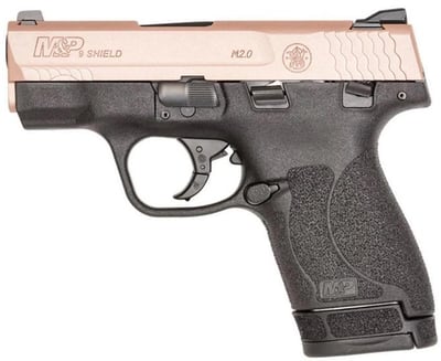 Smith & Wesson M&P9 Shield M2.0 9mm Semi-Auto Pistol with Rose Gold Slide and Black Frame - $349.99 