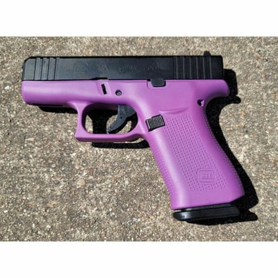 Glock 43x 9mm 3.41" Barrel Fixed Sights Wild Purple Black 10rd - $485.79