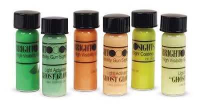 TRUGLO Paint Ghost Glow Kit 3 high-visibility gun sight coatings + 3 light-activated luminescent gun sight coatings - $21.89 + FREE Shipping
