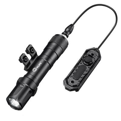 CVLIFE Tactical Flashlight Compatible with M-Rail High Lumen with Pressure Remote Switch Rechargeable Strobe - $52.49 w/code "JMADYI4I" + FREE Shipping