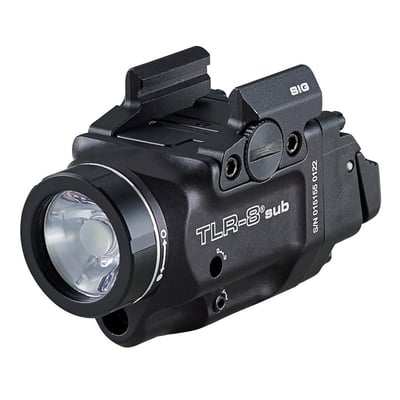 Streamlight TLR-8 Sub Compact Rail Mount Tactical Light With Green Laser For Sig Sauer P365/P365 XL (Not Macro) Part #69437 - $213.23 after code SG10 with Free Shipping 