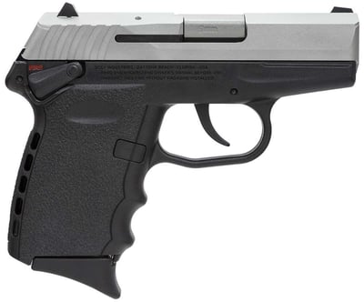 SCCY CPX2TT CPX-2 9mm 3.10" 10+1 Stainless Steel Slide Black Polymer Grip No Manual Safety - $164.99