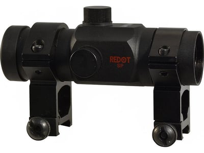  Millett Speed Point Red Dot Sight 30mm Tube 1x 24mm 5 MOA Dot with Picatinny Rings Matte Black - $46.69