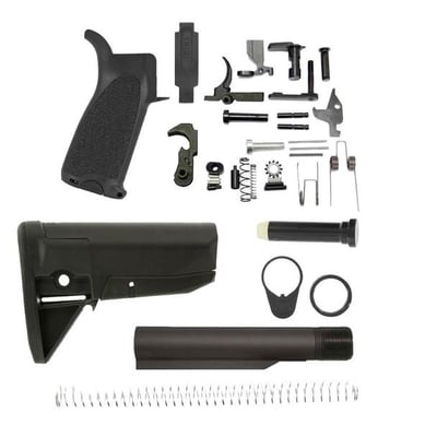 BCMGUNFIGHTER MOD 0 AR-15 Lower Build Kit - Black - $179.95 