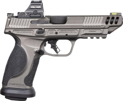Smith and Wesson M&P Performance Center M2.0 Competitor Tungsten 9mm 5" Barrel 17-Rounds w/ Holosun HS407C X2 - $929.99 
