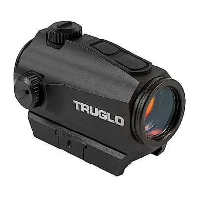 TRUGLO Ignite Mini 22mm 2-MOA Hunting Durable Lightweight Waterproof Fogproof Shock Resistant Adjustable Aluminum Dot Sight Rubber Lens Cover, Battery, High & Low Mounts Included Green Dot - $92.47 + FREE Shipping