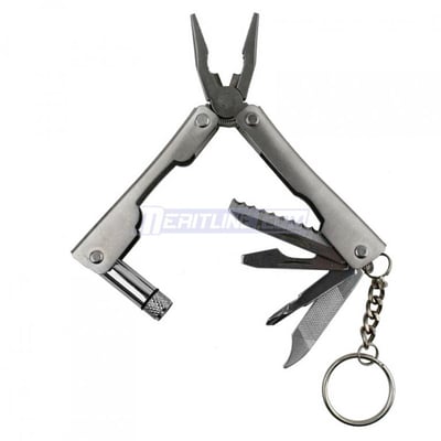 6-in-1 Multi-tool Stainless Steel Pocket Plier with Bright LED Light - $6.99 + Free Shipping