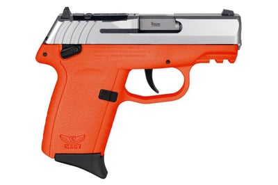 SCCY CPX-1 Gen3 9mm 3.1" 10rd Optic Ready Orange/Stainless - $199.99 