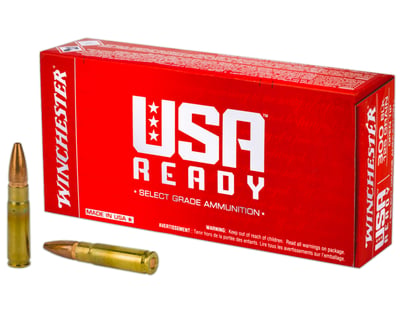 Winchester USA Ready .300 Blackout 125 gr 20 Rounds Ammunition - RED300 - $11.99 