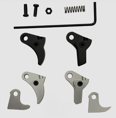 Dogwood Armory Aluminum G Spot V2 Forced Reset Trigger - Silver/Curved - $69.95 (FREE Shipping over $50)