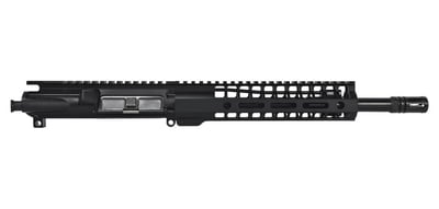 Builders Grade 11.5" 5.56 Upper Receiver, 9" M-LOK, Black, No BCG & CH - $147.71