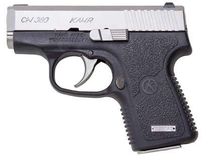 Kahr Arms CW3833 CW380 380ACP 2.58" 6+1 Black Polymer Grip Stainless - $309.99