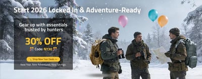 Gear up with essentials trusted by hunters - Get 30% OFF with code "NY30" (Free S/H over $29)