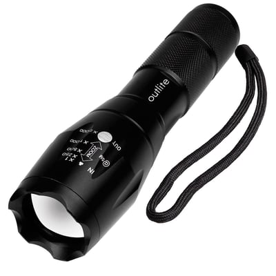 Outlite A100 Portable LED Flashlight Adjustable Focus and 5 Light Modes - $5.99 (Free S/H over $25)