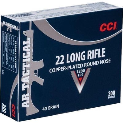 CCI AR Tactical .22 LR 40gr. CP RN 300 Rnds - $32.99 (Free S/H over $49 + Get 2% back from your order in OP Bucks)