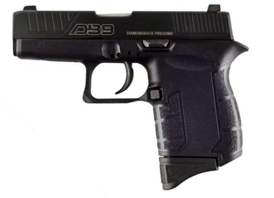 Diamondback DB9 G4 9mm 3.10" 6+1 Black Black Stainless Steel Slide Black Polymer Grip - $159.83 (add to cart price) 