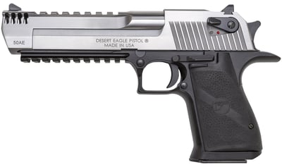 Magnum Research Desert Eagle Mark XIX 50 AE Stainless Steel Slide with Black Aluminum Frame - $2046.98 (Free S/H on Firearms)