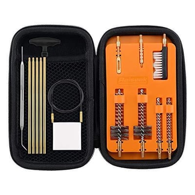 Gun Cleaning Kit with Bore Chamber Brushes 22 Cleaning Kits Gun Cleaning Patches - $14.39 After Code “KPNUZCL8” (Free S/H over $25)