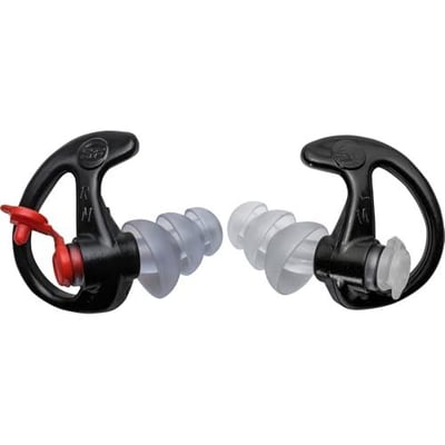 SureFire EP4 Sonic Defenders Plus filtered Earplugs, triple flanged design, reusable, Black, Medium - $15.26 + FREE Shipping