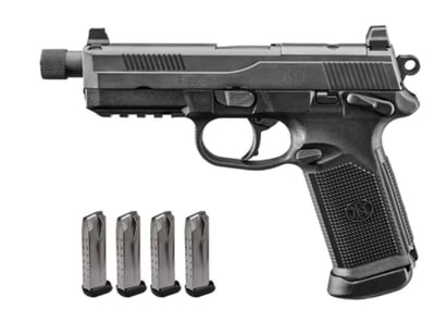 FN FNX-45T 45 ACP 5.3" Pistol & 5 15rd Magazine Bundle - $999.99 