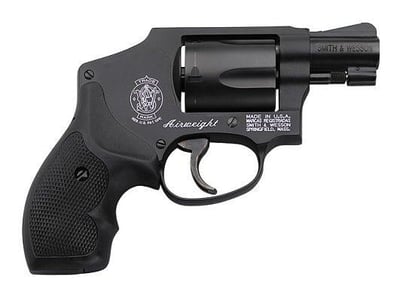 S&W Model 442 Centennial Revolver .38 Special +P J-Frame Blue/Black Finish - $430.54