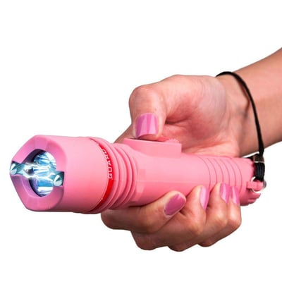 Guard Dog Security 6 000 000-volt Flashlight Stun Gun with 4 Prongs and 2 Sparks, Pink - $13.25 + Free S/H over $35 (LD) (Free S/H over $25)
