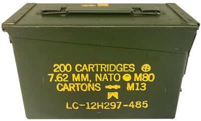 US Military Surplus .30 Cal Ammo Can - Grade 1 - 26668 - $15.99 (FREE Shipping over $50)