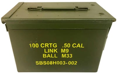 US Military Surplus .50 Cal Ammo Can - Grade 1 - 26669 - $19.99 (FREE Shipping over $50)