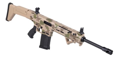 Panzer Arms SCRXII Tactical 12 Gauge 3" 18.5" 5rd Semi-Auto Rifle FDE + MultiCam - $299.99 (FREE Shipping on Firearms)