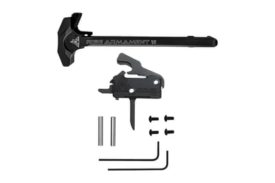 Rise Armament RAVE 140 Flat Trigger + RA-212 Charging Handle Combo - $159.95 