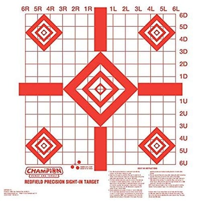 Champion Traps and Targets Redfield Style Precision Sight-In Target (10-pack) - $2.97 + FREE Shipping