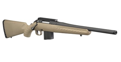 Ruger American Bolt Action 350 Legend 16" FDE Stock Black Finish 5 rd - $464.97  ($7.99 Shipping On Firearms)