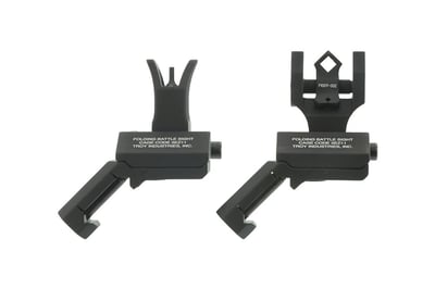 Troy Industries Offset Sight Set - M4 Front and Dioptic Rear - Black - $149.99