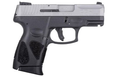 Taurus G2C .40 S&W Pistol, 3.2" Bbl. 10+1rd, Black/Stainless - $239 