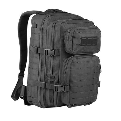 ZSearARMY 40L Tactical Backpack, Camouflage Military Bug Out Bag, Durable MOLLE Hiking Camping Gear (BLACK) - $16.45 + FREE Shipping