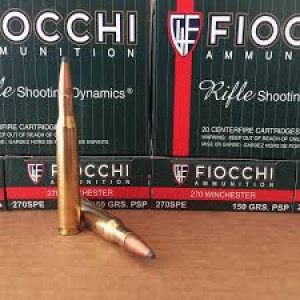 Fiocchi 270 Winchester 150gr PSP - 20rds - $22.99 