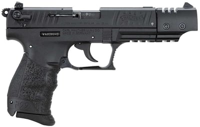 Walther Arms 5120334 P22 Target *CA Compliant 22 LR 5" 10+1 Black Black Polymer Grip - $349