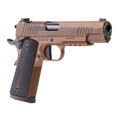 Sig Sauer 1911 X-Series 45 ACP, 5" Barrel, Coyote Tan, G10 Grips, Optics Ready, 8rd - $1299.99 (Add To Cart) 