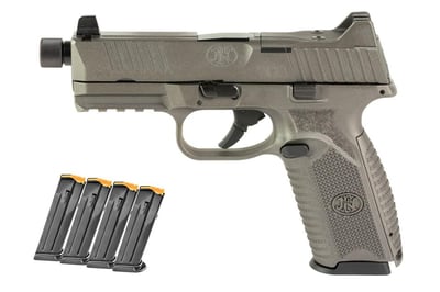 FN 509 Tactical 9mm Optic Ready Pistol with Gray Cerakote Finish and Five 10-Round Magazines - $779.99 (Add To Cart) (Free S/H on Firearms)