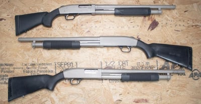 Mossberg 500A 12 Gauge Police Trade-In Shotguns with Marinecote Finish - $449.99 (Free S/H on Firearms)