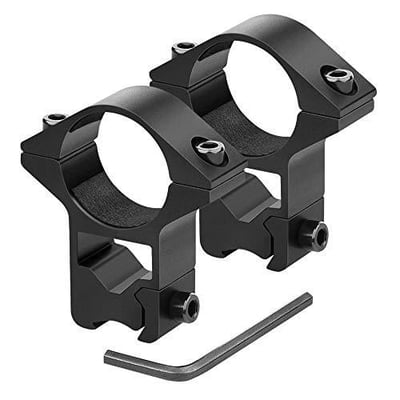 CVLIFE 1 Inch Dovetail Scope Rings - 3/8" or 11mm 2 Pcs - $5.99 w/code "40NMJX2X" (Free S/H over $25)