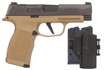 Sig Sauer P365XL 9mm Semi-Auto Optic Ready Pistol with FDE Frame, Three Mags and SIG Holst - $529.99 