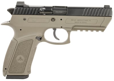 IWI Jericho 941 9mm Pistol, 4.4" Barrel, Adjustable Sights, OD Green - $369.99 