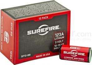 SureFire SF12-BB Box of 12 SureFire 123A Lithium Batteries - KnifeCenter - $19.95